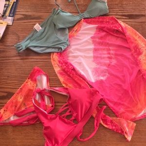 X-small bathing suits sun shirt